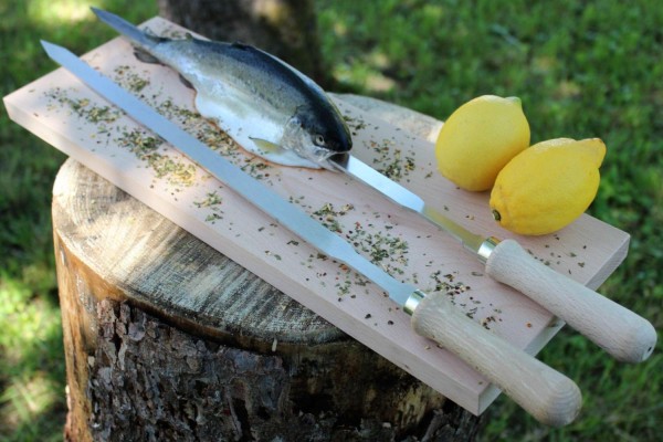 Steckerlfisch Spieß aus Edelstahl (1 Stk.)